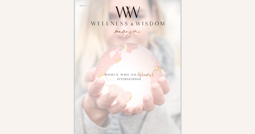 Wellness + Wisdom Magazine Cover